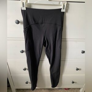 Zella Athletic Black Leggings with Side Pockets